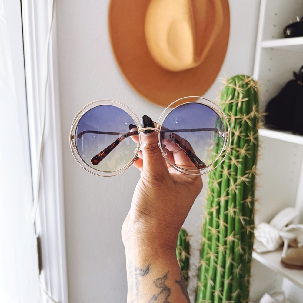 Vintage Style Oversized Sunglasses